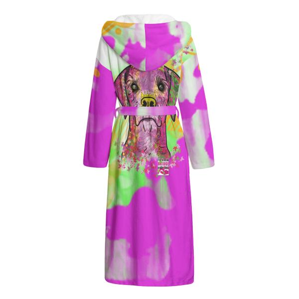 Bunter Bademantel Otis aus Flanell – flauschig & farbenfroh, Größen S–2XL